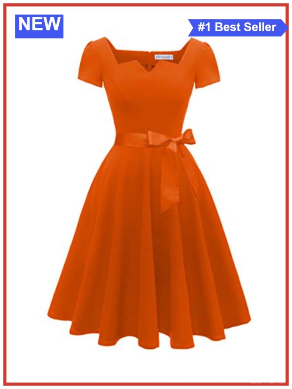 Vintage 1950s Swing Dress A-Line Cocktail Party Dress with Pockets